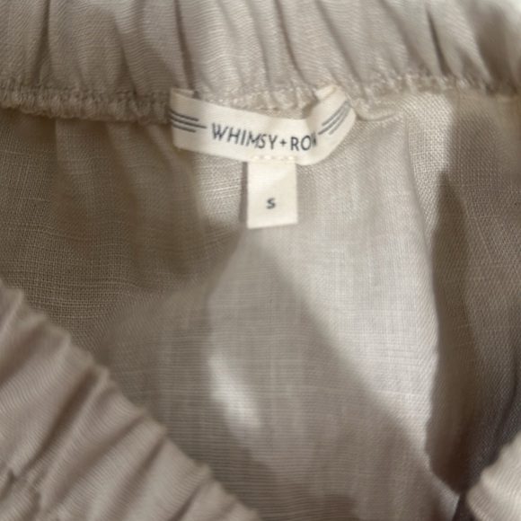 Whimsy + Row Millie Skirt/Dress in Oatmeal Linen - Picture 7 of 7